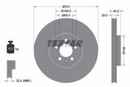 92306405 TEX - Tarcza hamulcowa TEXTAR /przód/ VAG A1 2.0 TFSI 18-