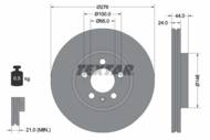 92313703 TEX - Tarcza hamulcowa TEXTAR /przód/ VAG POLO/T-CROSS 1.0-1.5 TSI/1.6 TDI 17-