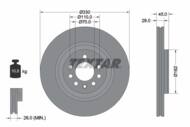 92315903 TEX - Tarcza hamulcowa TEXTAR /przód/ GM CORSA 1.6 TURBO 15-