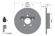 92316803 TEX - Tarcza hamulcowa TEXTAR /tył/ DB C118/W177/W247 1.3-2.0 18-