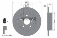 92321103 TEX - Tarcza hamulcowa TEXTAR /tył/ TOYOTA COROLLA 1.2-2.0 19-