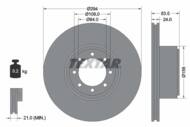 93175300 TEX - Tarcza hamulcowa TEXTAR /tył/ IVECO 06-