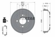 94017500 TEX - Bęben hamulcowy TEXTAR /tył/ HONDA CIVIC 1.3-1.5 87-95