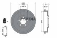 94024300 TEX - Bęben hamulcowy TEXTAR /tył/ VAG OCTAVIA 96-/ROOMSTER 06-