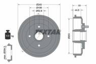 94026700 TEX - Bęben hamulcowy TEXTAR /tył/ FORD FIESTA 01-/FUSION