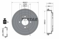 94035900 TEX - Bęben hamulcowy TEXTAR /tył/ HYUNDAI  I20 08-/I10/RIO II/ACCENT 05-