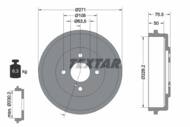 94045600 TEX - Bęben hamulcowy TEXTAR /tył/ FORD B-MAX/TRANSIT 1.0-1.6 12-