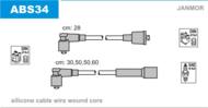 ABS34 JAN - Przewody zapłonowe JANMOR PROLINE 