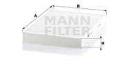 CU3037 - Filtr kabinowy MANN VAG A6