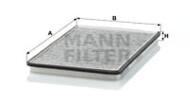 CUK3032 - Filtr kabinowy MANN /węglowy/ RENAULT