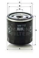 MW712 - Filtr oleju MANN BMW K-