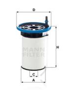PU7005 - Filtr paliwa MANN 