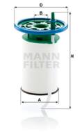 PU7015 - Filtr paliwa MANN /wkład/ PSA 2.0 BLUE HDI 16-