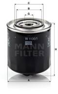 W1130/1 - Filtr oleju MANN VAG A6