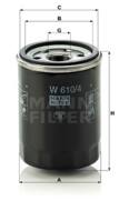 W610/4 - Filtr oleju MANN NISSAN MICRA 1.0/1.3 92-