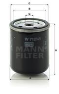 W712/45 - Filtr oleju MANN SCANIA 82/92/112/BK/K