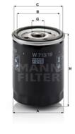 W713/19 - Filtr oleju MANN FORD LD