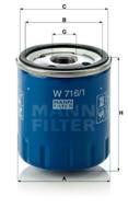 W716/1 - Filtr oleju MANN 