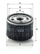 W77 - Filtr oleju MANN FIAT CQN700