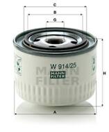 W914/25 - Filtr hydrauliczny MANN /ATM/ 