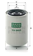 WA940/6 - Filtr oleju MANN 