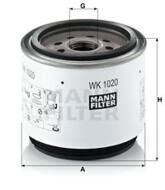 WK1020X - Filtr paliwa MANN 