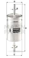 WK512 - Filtr paliwa MANN OPEL/VAG