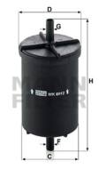 WK6012 - Filtr paliwa MANN RENAULT MEGANE 1.4I/1.6I 96-