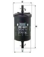 WK6031 - Filtr paliwa MANN PSA PSA C2 C3