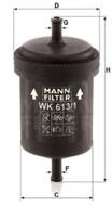 WK613/1 - Filtr paliwa MANN FIAT TIPO/UNO