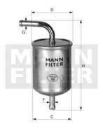 WK614/1 - Filtr paliwa MANN MAZDA 626 1.8/2.0 92-