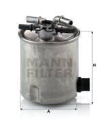WK9007 - Filtr paliwa MANN DACIA