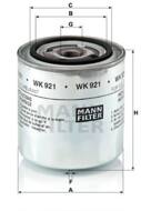 WK921 - Filtr paliwa MANN 