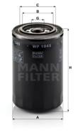WP1045 - Filtr oleju MANN 