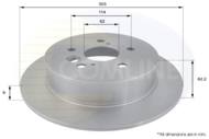 ADC01121 - Tarcza hamulcowa COMLINE COAT /tył/ 302x9 TOYOTA RAV4 00-