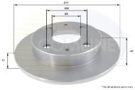 ADC0615 - Tarcza hamulcowa COMLINE 211x11 /przód/ DAIHATSU CUORE 98-03/PERODUA KELISA 00-