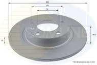 ADC1148 - Tarcza hamulcowa COMLINE COAT 264x10 /tył/ OPEL CORSA D/E 06- (śr.otw.centr=70mm)