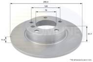 ADC1701 - Tarcza hamulcowa COMLINE 285,4x11,9 /przód/ BMW 3 S 91-00/Z3 95-03