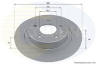 ADC2971 - Tarcza hamulcowa COMLINE COAT /tył/ 288x12 OPEL INSIGNIA 17-