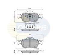 CBP01115 - Klocki hamulcowe COMLINE (odp.GDB1540/GDB1787) LAGUNA 07-/TWINGO/WIND 10-