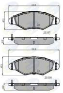 CBP01131 - Klocki hamulcowe COMLINE (odp.GDB1500) PSA 206 98-