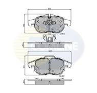 CBP01137 - Klocki hamulcowe COMLINE (odp.GDB1492/GDB1613/GDB1686) Vectra C 02-/SIGNUM