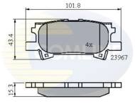 CBP01279 - Klocki hamulcowe COMLINE (odp.GDB3339) LEXUS RX300 03-