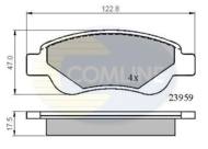 CBP01552 - Klocki hamulcowe COMLINE /przód/ (odp.GDB1633) TOYOTA AYGO 05-/PSA C1 II 14-