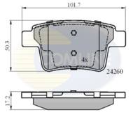 CBP01557 - Klocki hamulcowe COMLINE /tył/ (odp.GDB1665) Ford Mondeo III 04-07