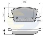 CBP01610 - Klocki hamulcowe COMLINE (odp.GDB1732/GDB1708/GDB1709) Ford Galaxy 06-/MONDEO 07-