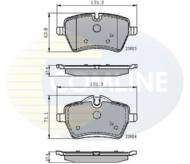 CBP01673 - Klocki hamulcowe COMLINE (odp.GDB1712) BMW/MINI