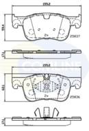 CBP02246 - Klocki hamulcowe COMLINE (odp.GDB2062) PSA C4 13-