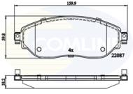 CBP02285 - Klocki hamulcowe COMLINE /przód/ (odp.GDB2096) RENAULT/OPEL TRAFFIC/VIVARO 14-