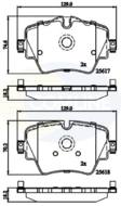 CBP02319 - Klocki hamulcowe COMLINE /przód/ (odp.GDB2098) BMW X1 F48 15-/MINI